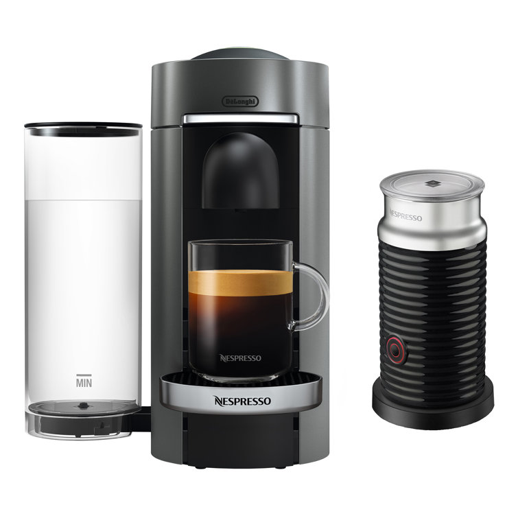 Nespresso VertuoPlus Deluxe Coffee and Espresso Maker Bundle with